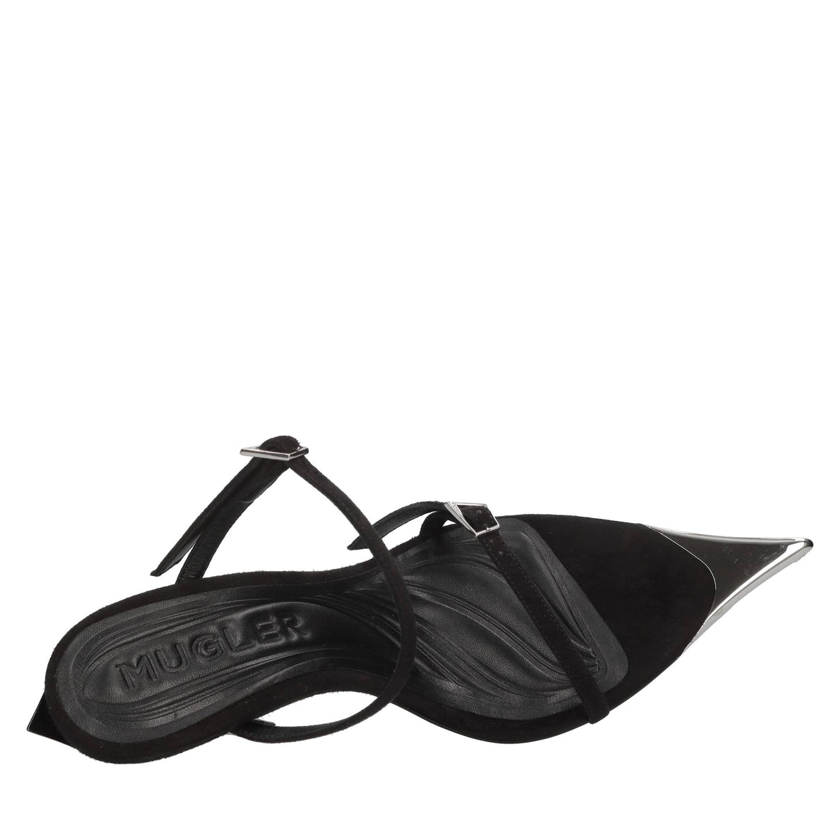 Mules Strappy in camoscio 