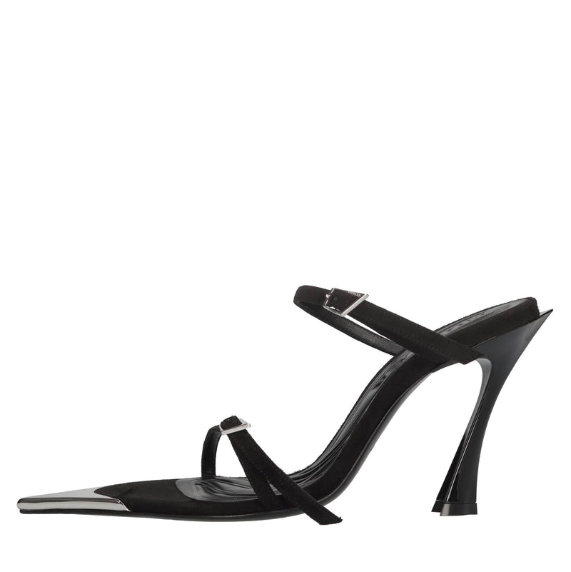 Mules Strappy in camoscio 