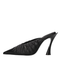 Sabot Draped in pelle 