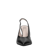 Décolleté slingback in pelle 