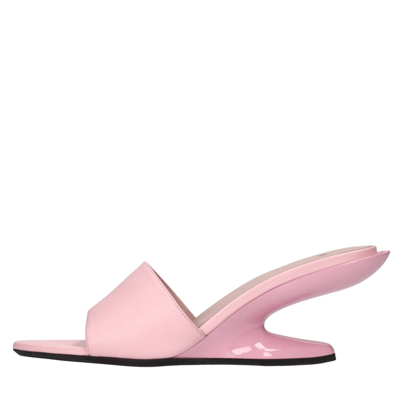 Mules in pelle 