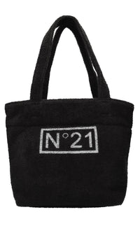Borsa in spugna di cotone con logo 