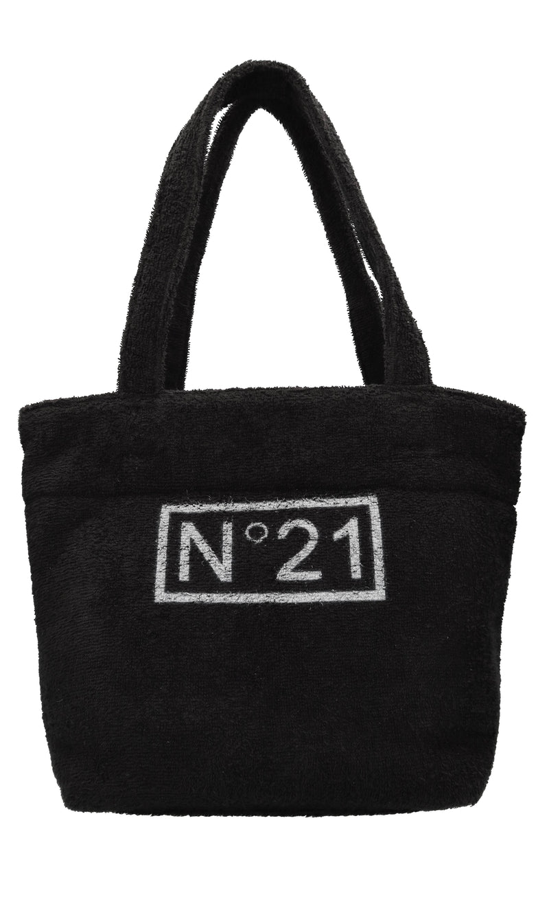 Borsa in spugna di cotone con logo 