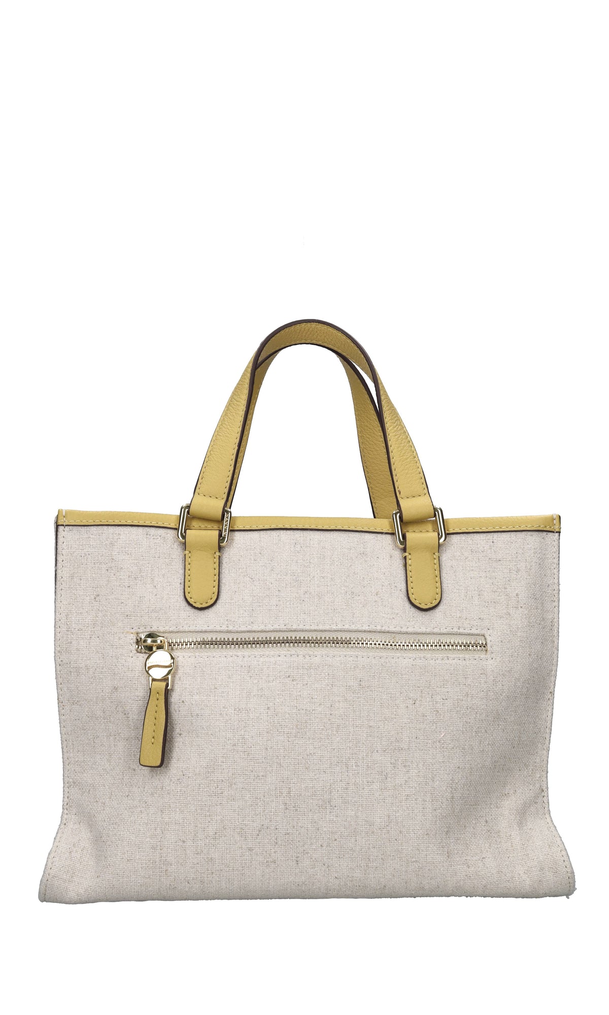 Borsa in tessuto e pelle 
