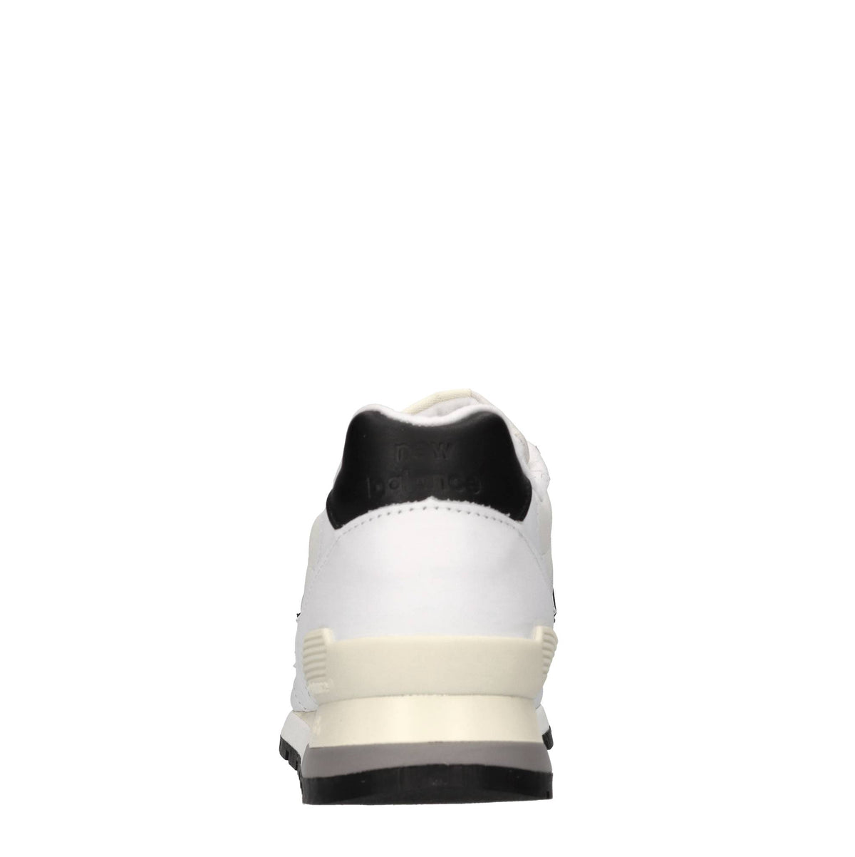 Sneakers in pelle e tessuto 