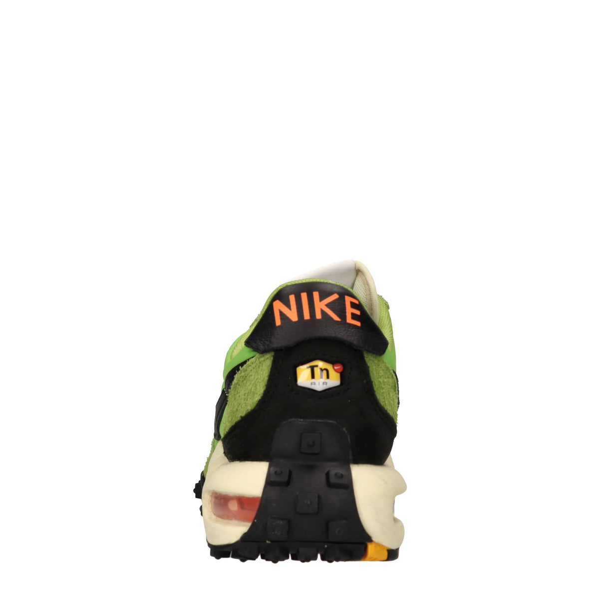 Sneakers in pelle e tessuto 