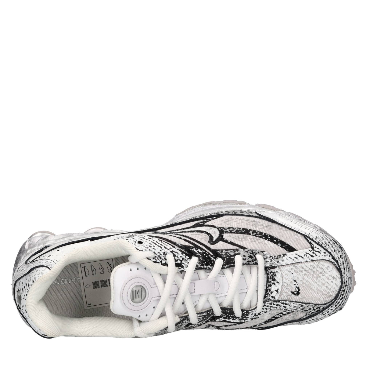 Sneakers in ecopelle e tessuto 