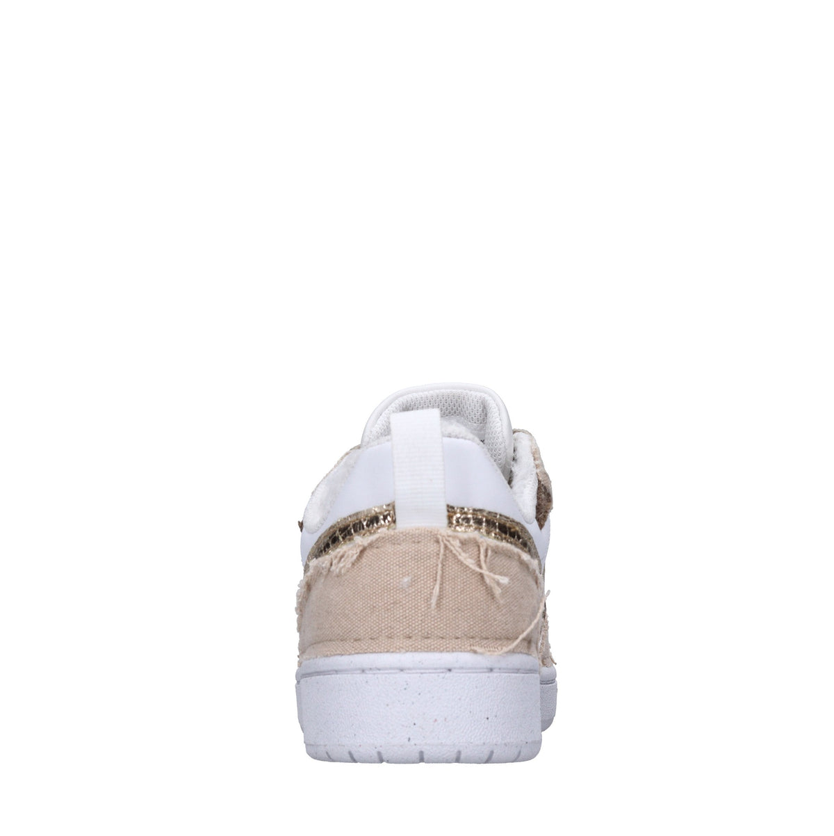 Sneakers in ecopelle e tessuto 