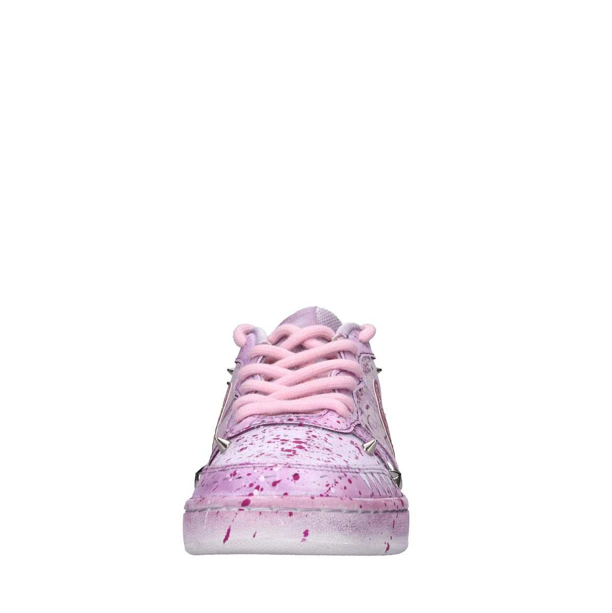 Sneakers in ecopelle e tessuto 