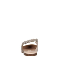 Ballerine slingback in pelle e microstrass 