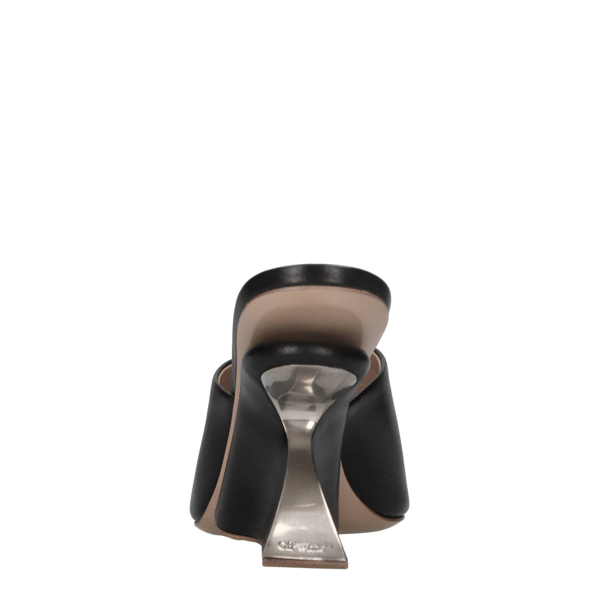 Mules Jug Wedge in pelle 