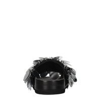 Mules Sparkle in pelle e paillettes 