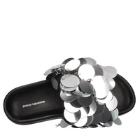 Mules Sparkle in pelle e paillettes 