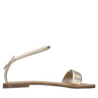 Sandali flat in pelle 