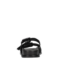 Mules in ecopelle, rete in tessuto e strass 