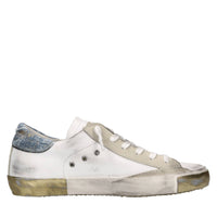 Sneakers in pelle,camoscio e tessuto 