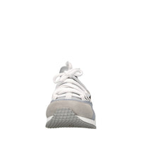 Sneakers in tessuto e camoscio 