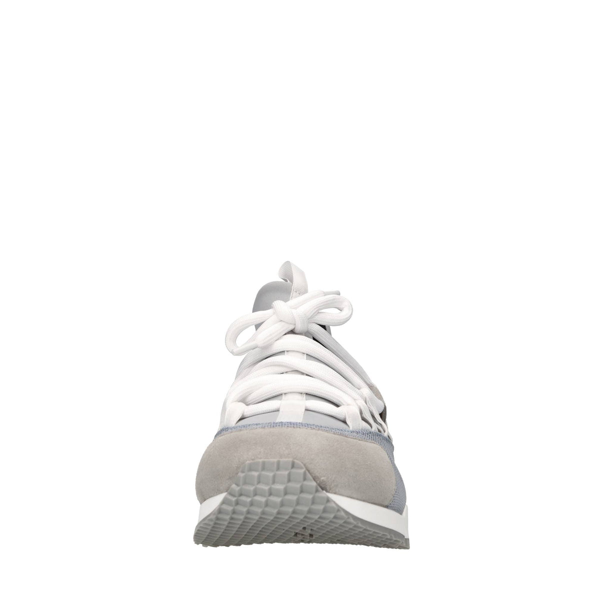 Sneakers in tessuto e camoscio 