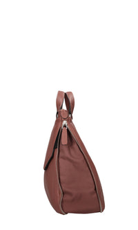Borsa portadocumenti espandibile in pelle<BR/> 