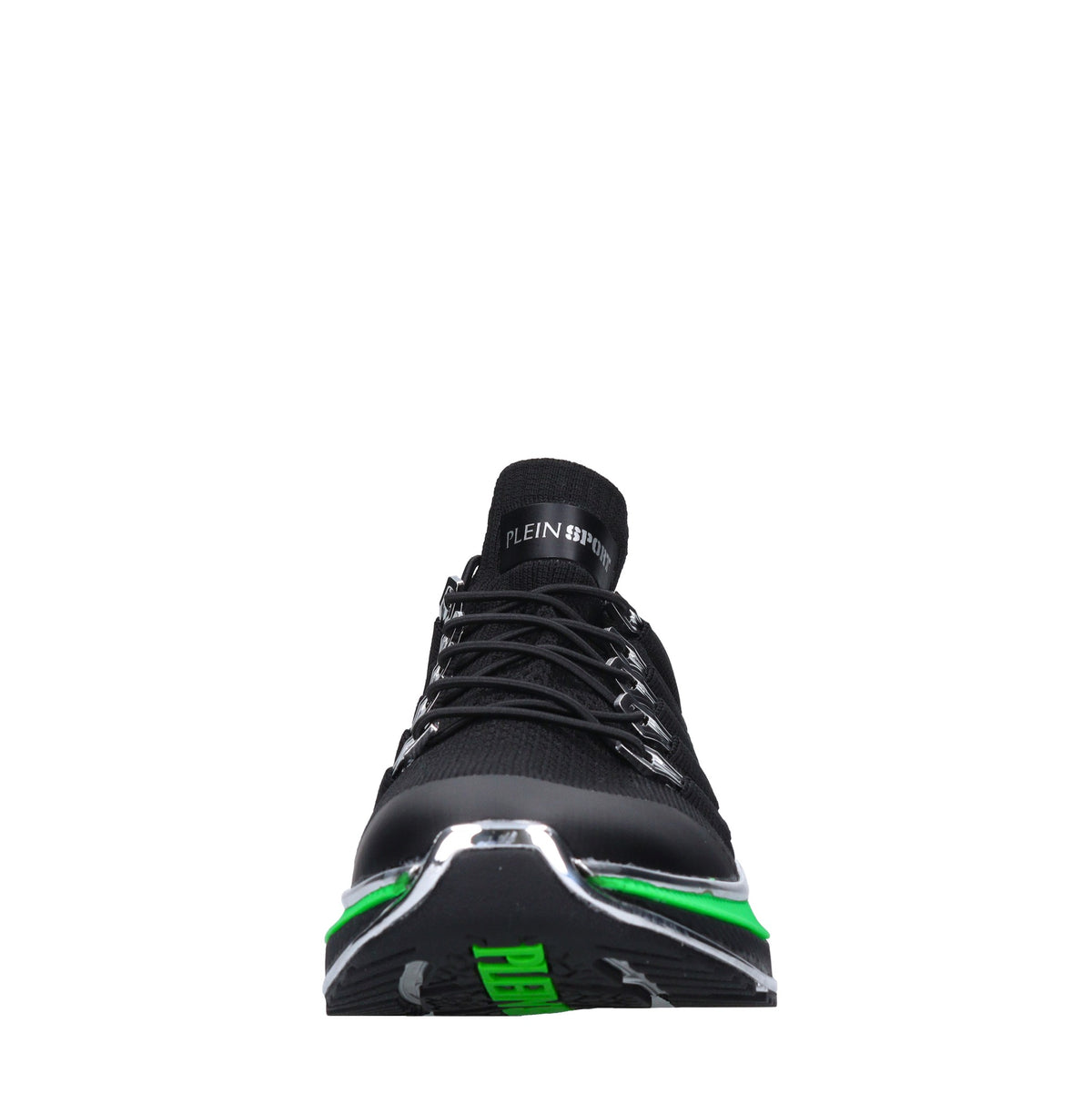 Sneakers in ecopelle e tessuto 