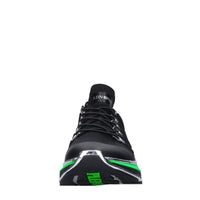 Sneakers in ecopelle e tessuto 
