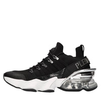Sneakers in ecopelle e tessuto 