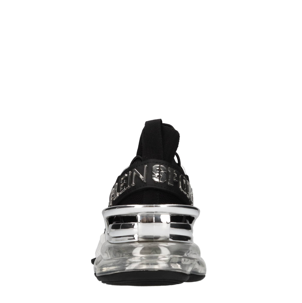 Sneakers in ecopelle e tessuto 