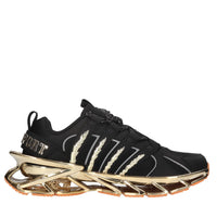 Sneakers in ecopelle e tessuto 