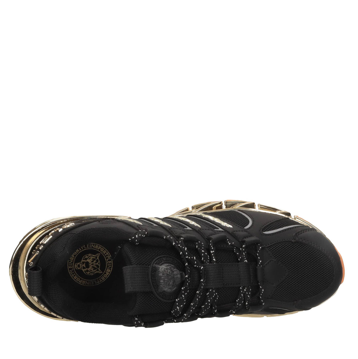 Sneakers in ecopelle e tessuto 