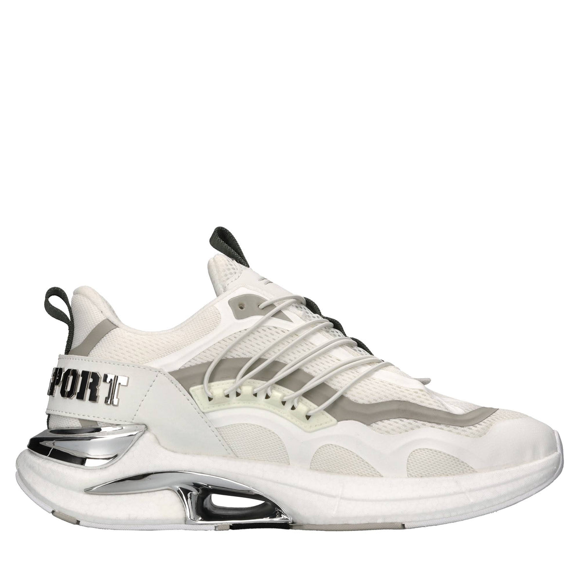 SAES USC0736 STE003NBIANCO-VERDE-ARGENTO PLEIN SPORT