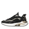 PLEIN SPORT Faux leather and fabric sneakers