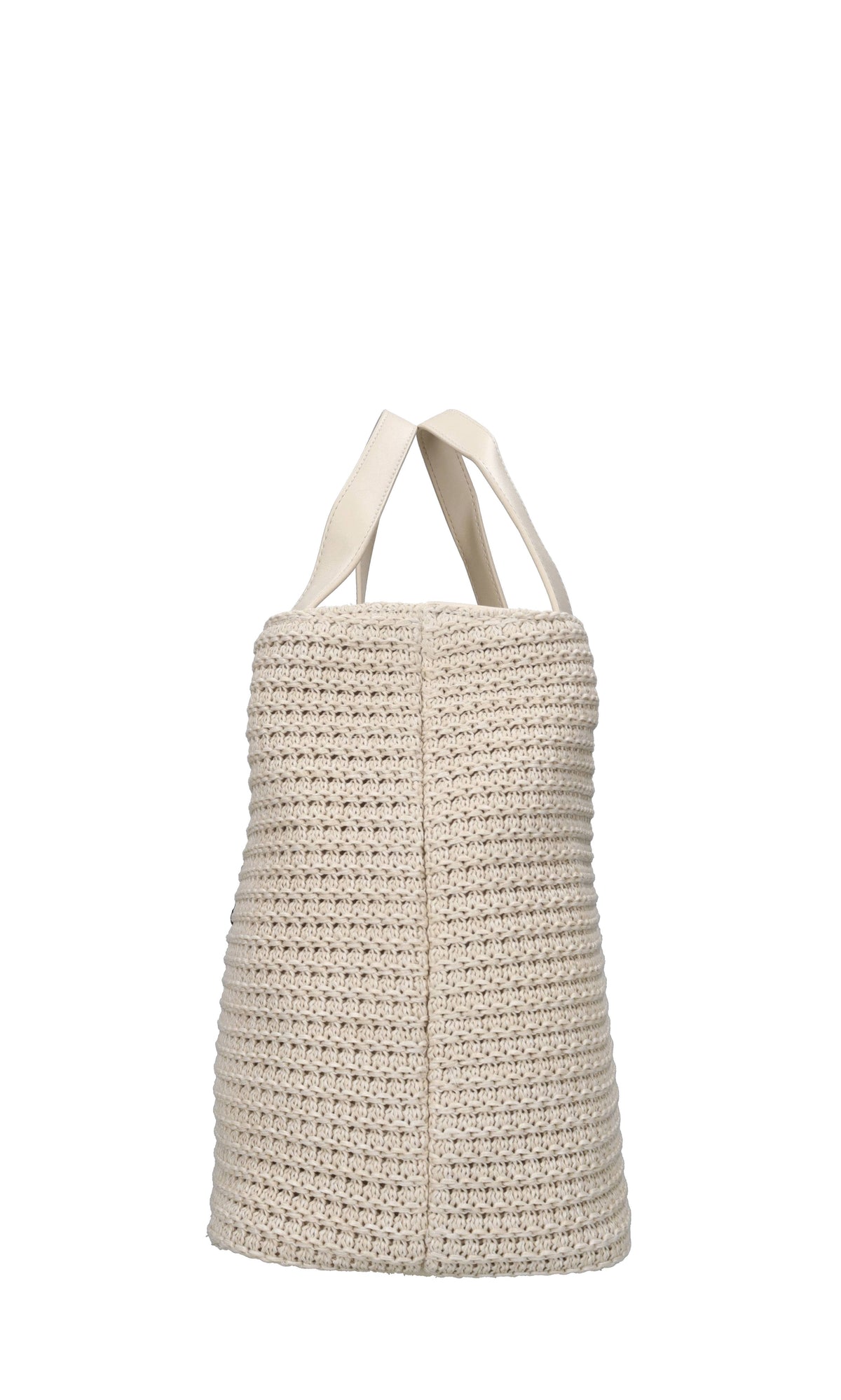 Borsa in tessuto e rafia 