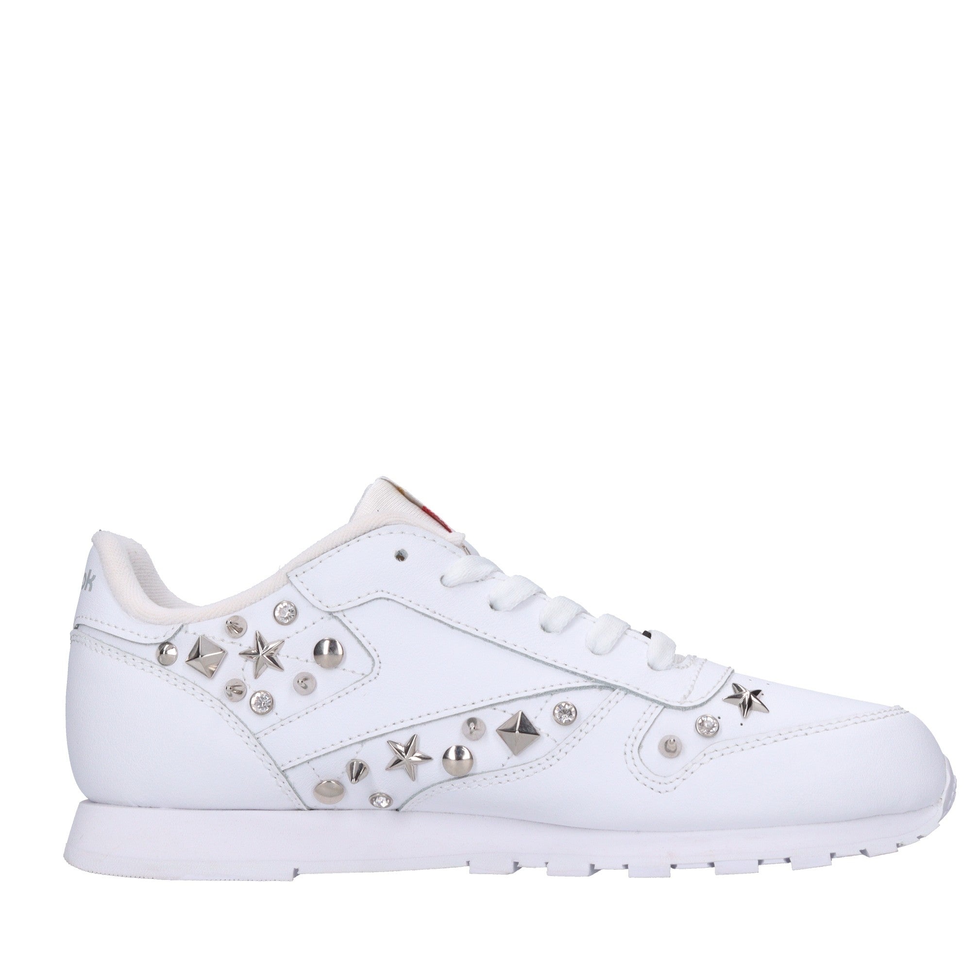 Sneakers in pelle ed applicazioni 
