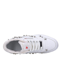 Sneakers in pelle ed applicazioni 