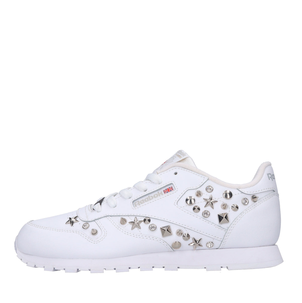 Sneakers in pelle ed applicazioni 