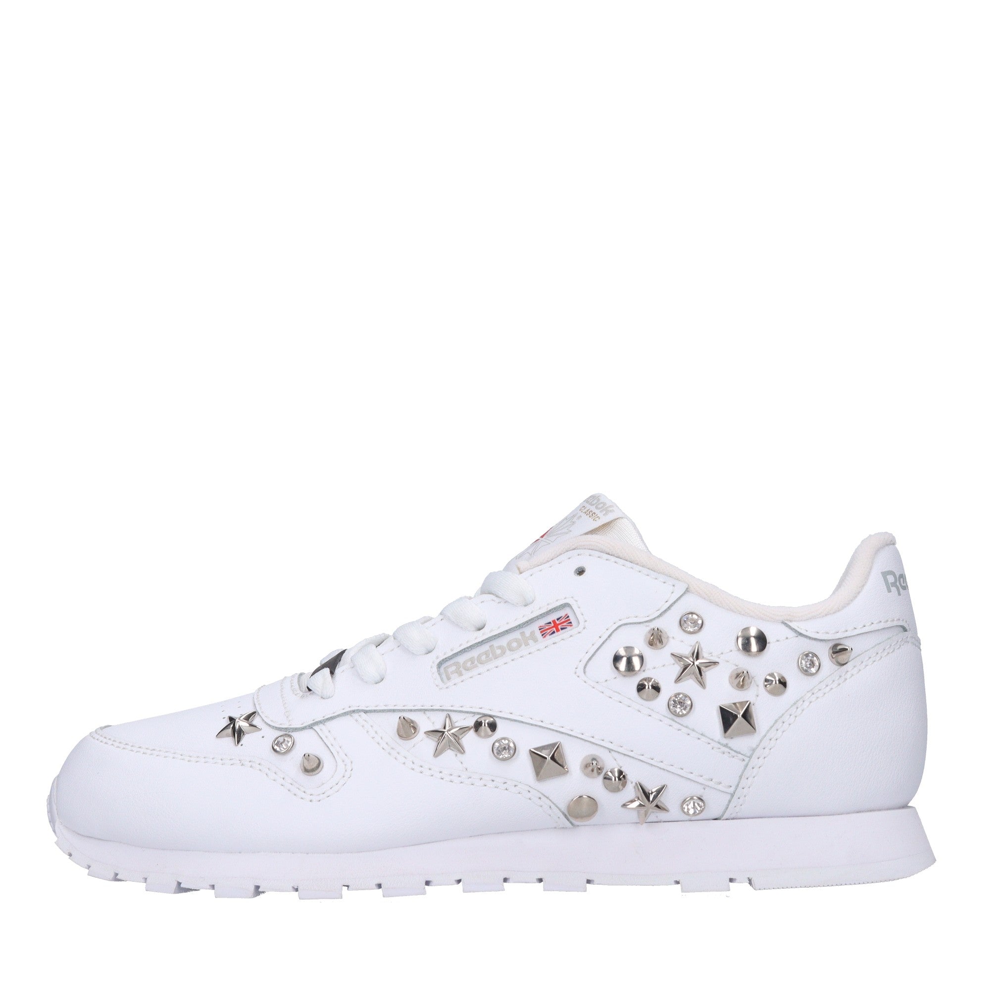 Sneakers in pelle ed applicazioni 