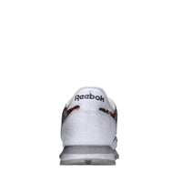 Sneakers in pelle e tessuto 