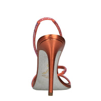Sandali IRINA in cuoio raso e strass 