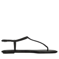 Sandali Diana in pelle e strass 