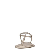 Sandali Diana in pelle e strass 