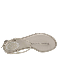 Sandali Diana in pelle e strass 