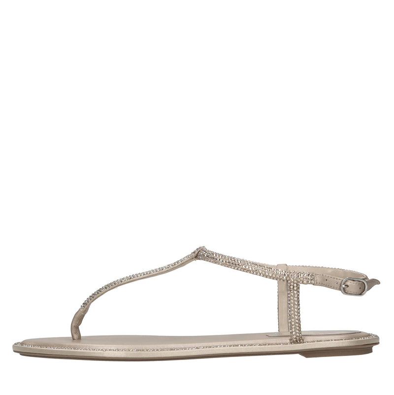 Sandali Diana in pelle e strass 