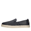 ROBERTO BOTTICELLI 1945 Mocassini espadrillas in pelle e rafia