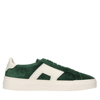 Sneakers in camoscio e pelle 
