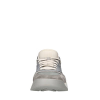 Sneakers in pelle,camoscio e tessuto 