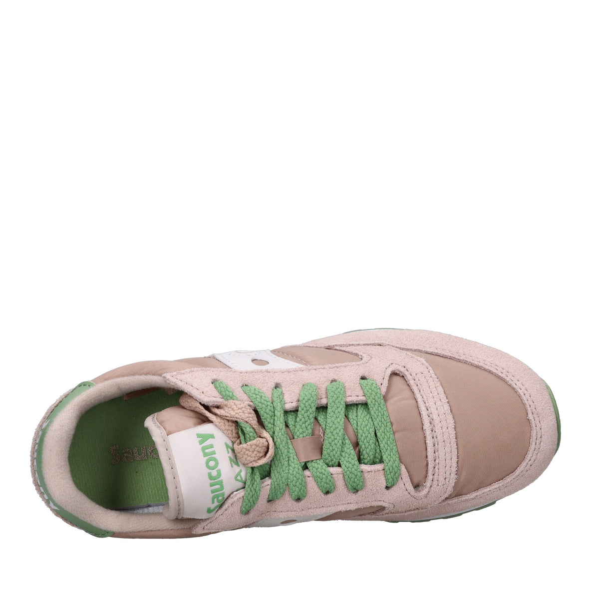 Sneakers in camoscio e tessuto 