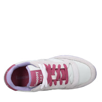 Sneakers in camoscio e tessuto 