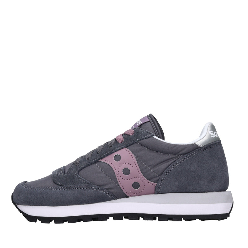 Sneakers in camoscio e tessuto 