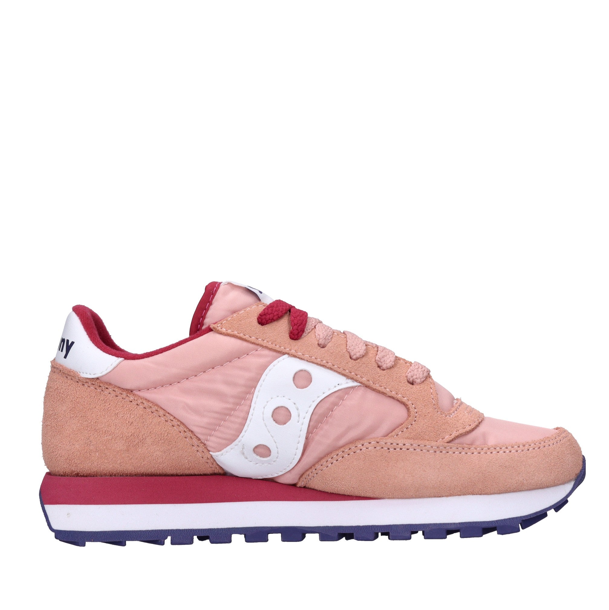 Sneakers in camoscio e tessuto 