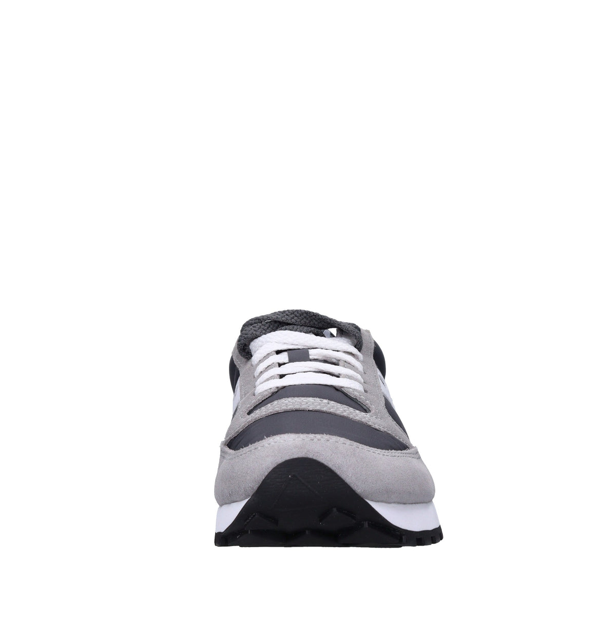 Sneakers in camoscio e tessuto 